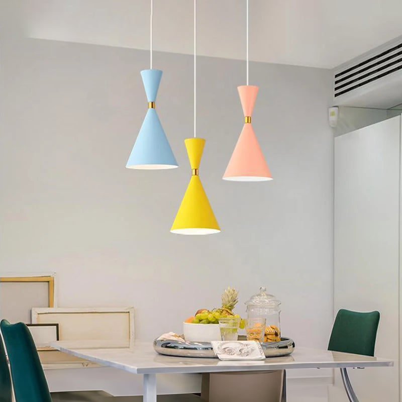Nordic Geometric LED Pendant Light