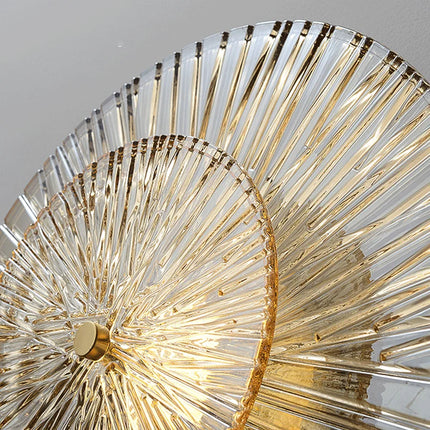 Moderne luxuriöse dekorative Wandleuchte aus Glas