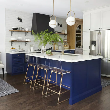 Suspension Globe Nordique Blanc Doré LED