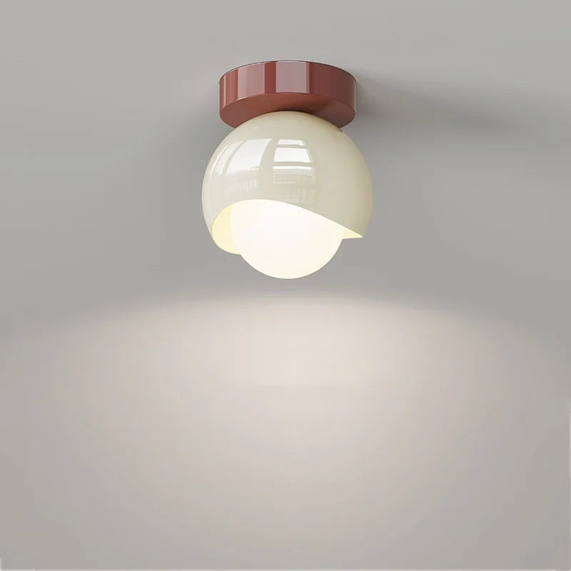 Nordic Minimalist LED Glass Ceiling Light