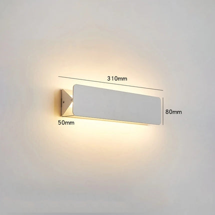 Verstellbare LED-Wandleuchte aus Aluminium