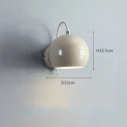 Lámpara de pared LED giratoria nórdica