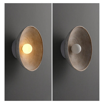 Aplique de pared artístico circular