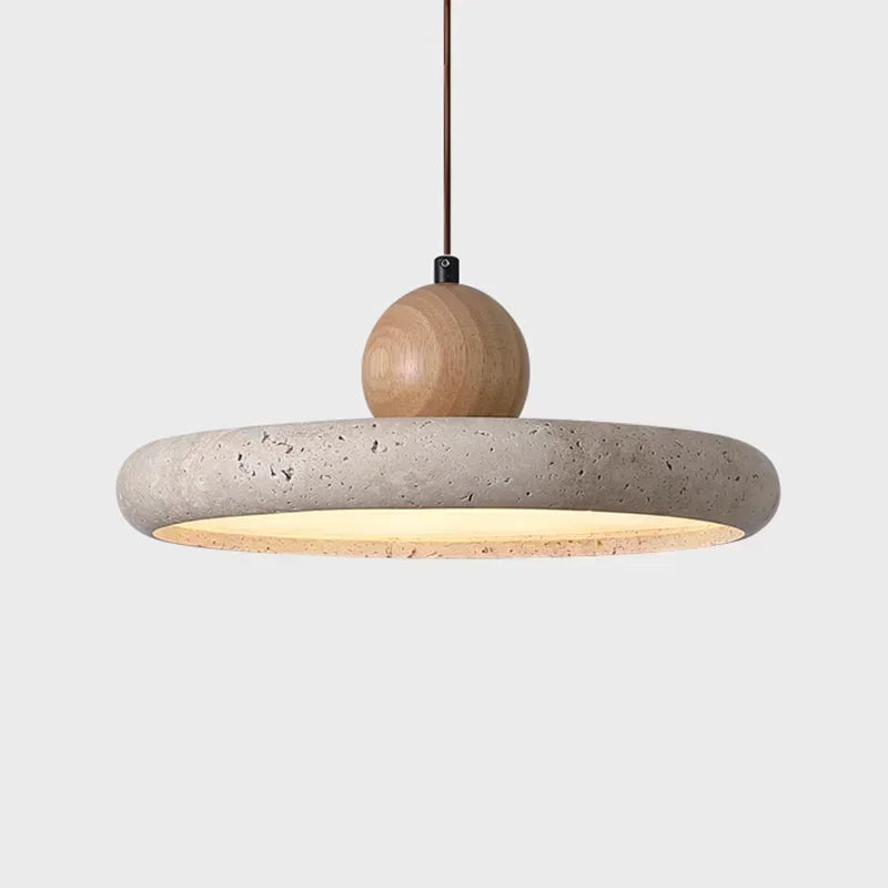 Natural Travertine Stone Flat Suspension