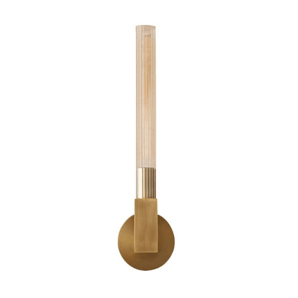 Vertikale geometrische Kupfer-Wandlampe