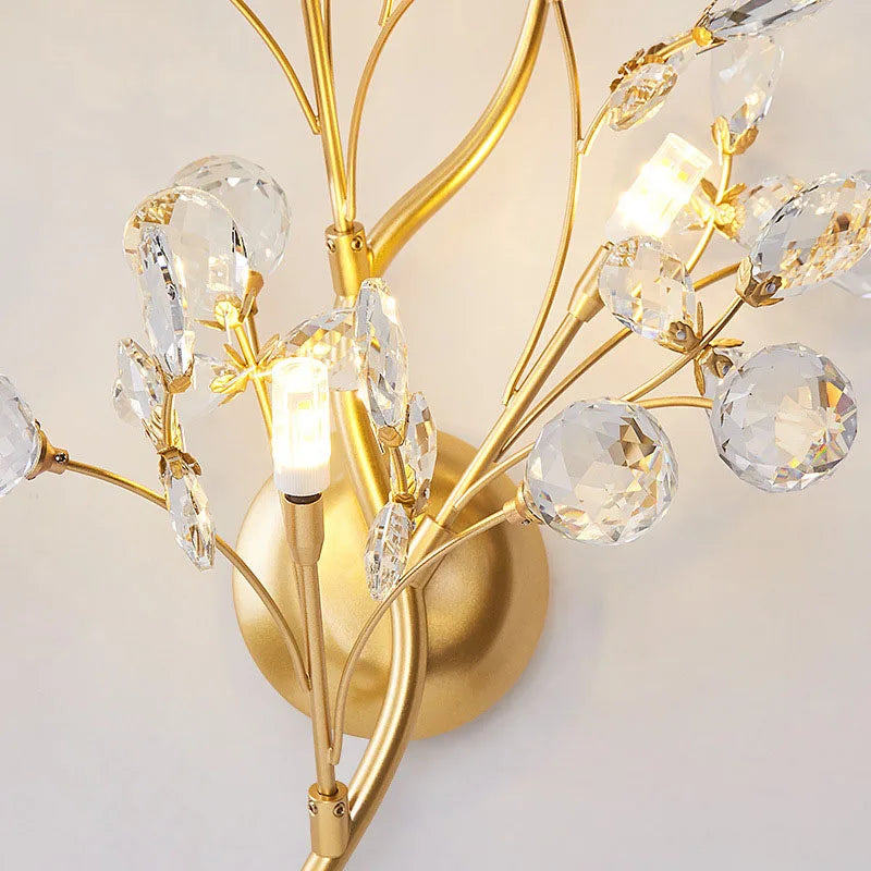 Applique Murale Design Branches de Fleurs