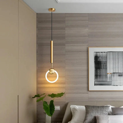 Suspension LED Anneaux Nordique Minimaliste