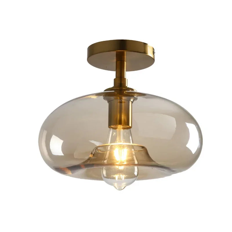 Nordic Glass LED-Deckenleuchte Minimalistisches Design