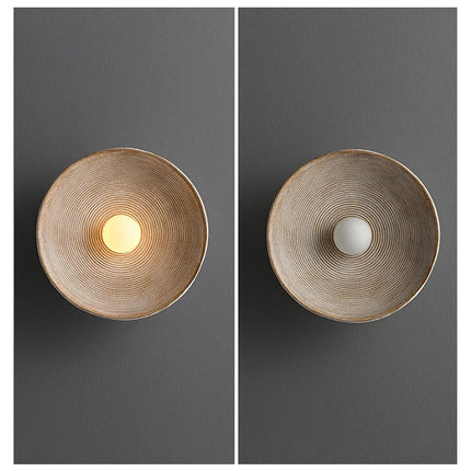 Aplique de pared artístico circular