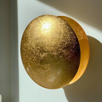 Lámpara de pared LED de diseño Eclipse Gold