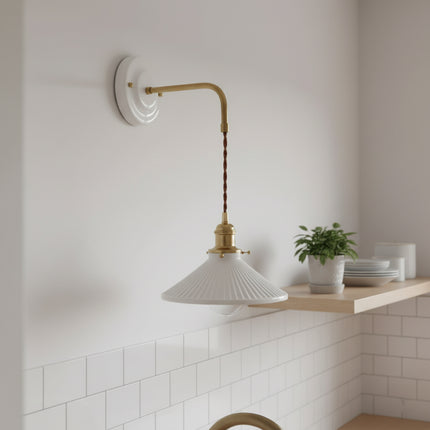 Lámpara colgante de pared de cerámica LED