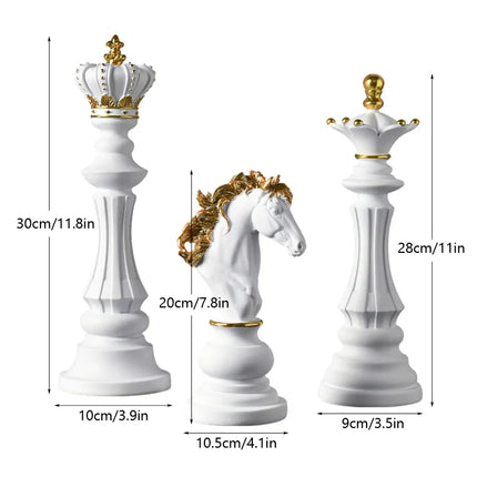 Statues Échecs Décoratives Luxe