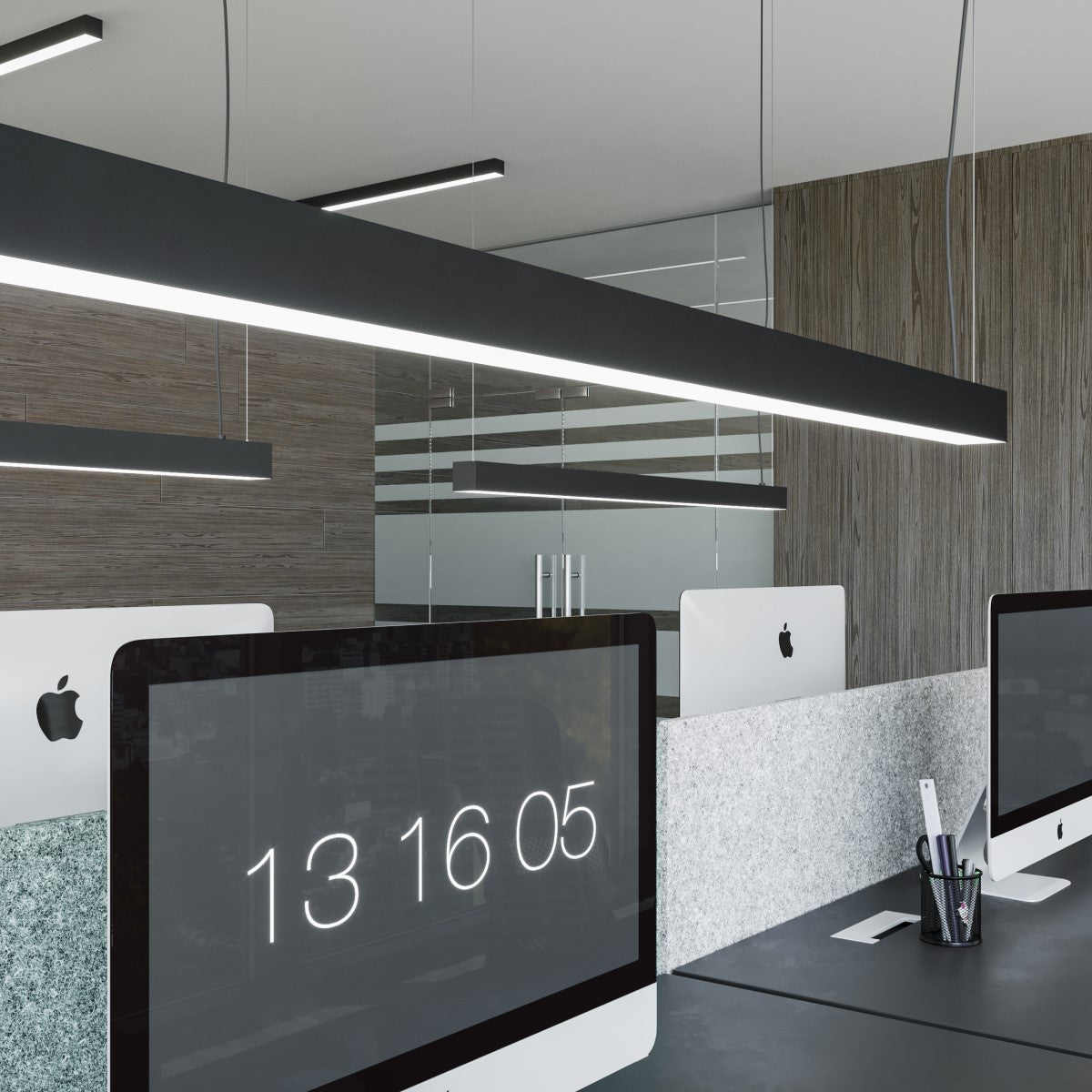 Modern Bar Wall Lamp 67 black