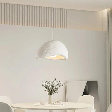Lámpara colgante japonesa minimalista blanca