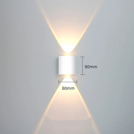 Wasserdichte Aluminium-LED-Wandleuchte