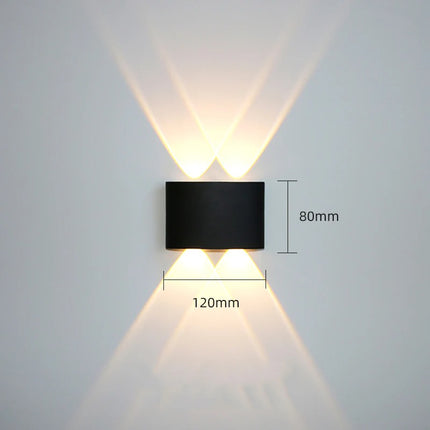 Wasserdichte Aluminium-LED-Wandleuchte