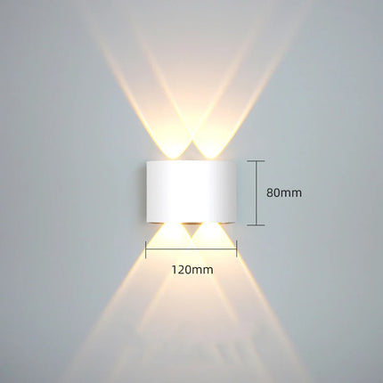 Wasserdichte Aluminium-LED-Wandleuchte