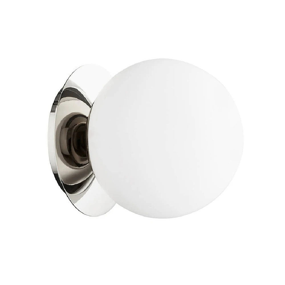 Runde nordische Wandlampe aus Glas