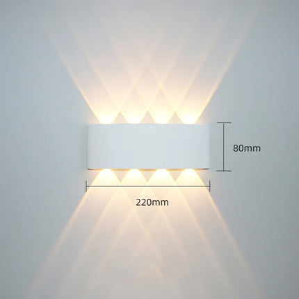 Wasserdichte Aluminium-LED-Wandleuchte