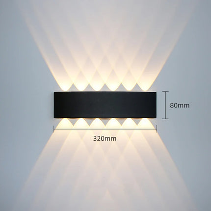 Wasserdichte Aluminium-LED-Wandleuchte