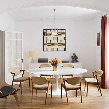 French Design Hat LED Pendant Light