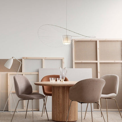 French Design Hat LED Pendant Light