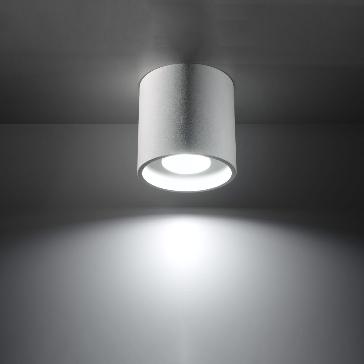 White LED Cylinder Ceiling Light