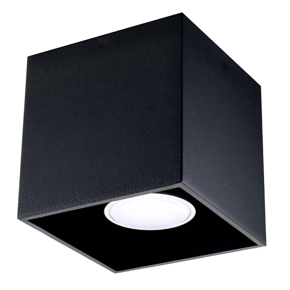 Plafonnier Cube LED noir