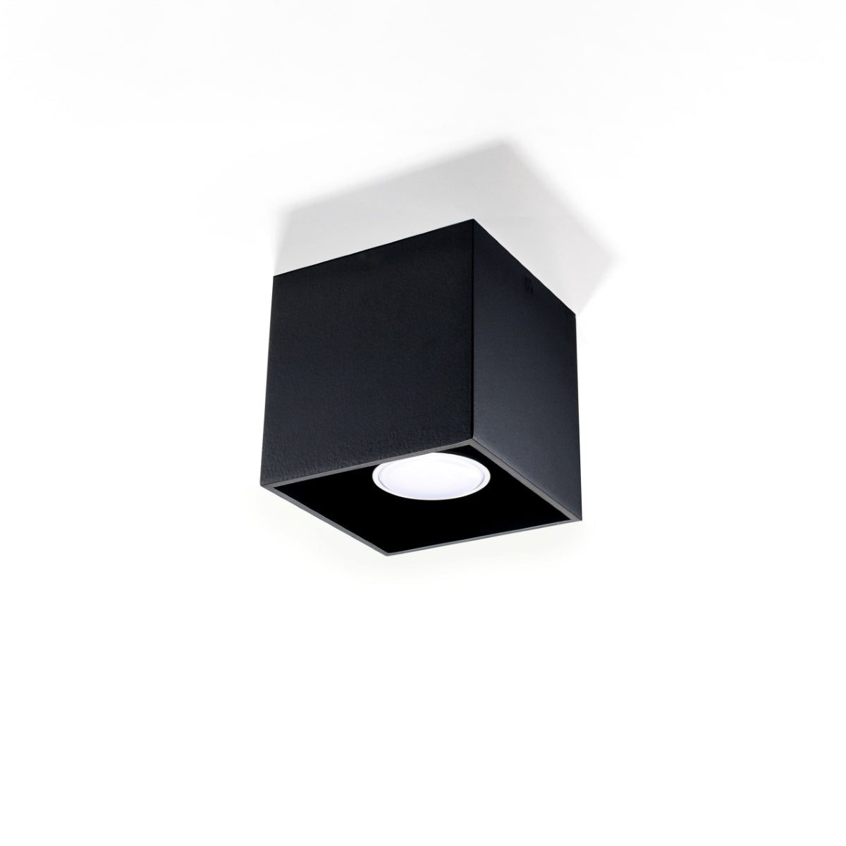 Plafonnier Cube LED noir