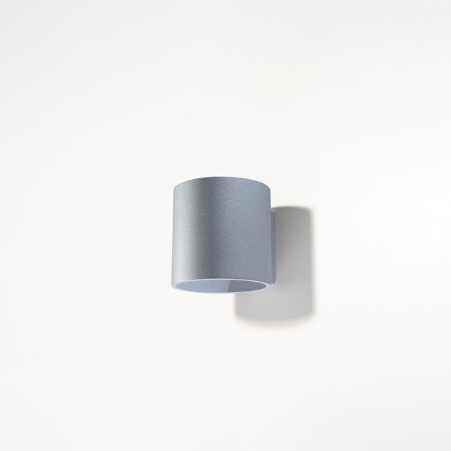 Applique Forme Cylindrique Murale gris