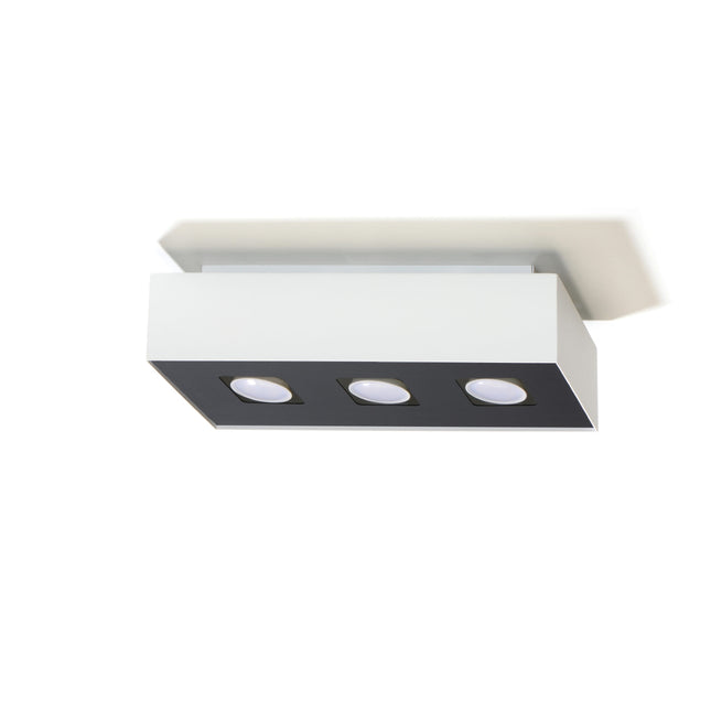 Dreifache raffinierte weiße LED-Deckenleuchte