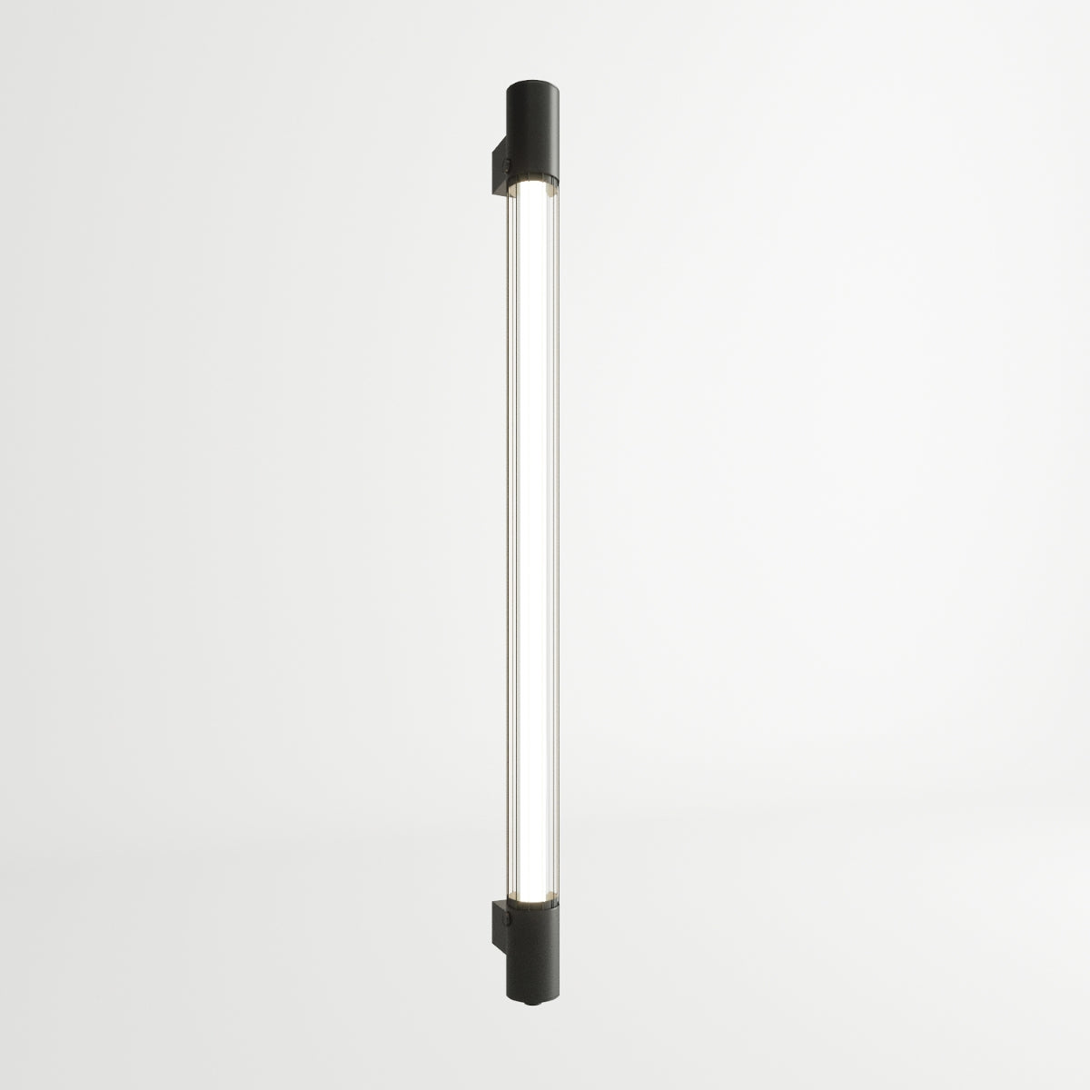 Black Tube Light Wall Lamp