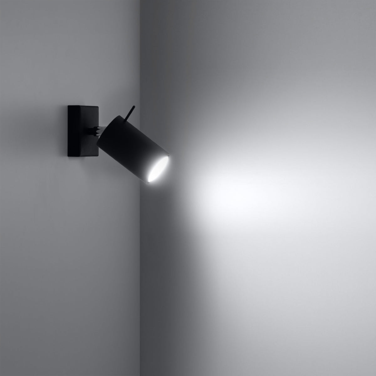 Black LED Directional Wall Light