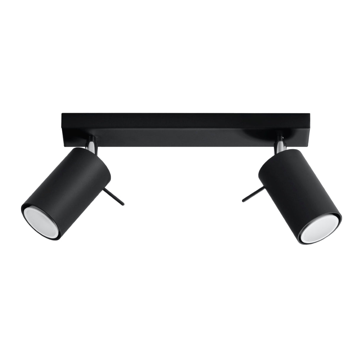 Directional ceiling light 2 LED black