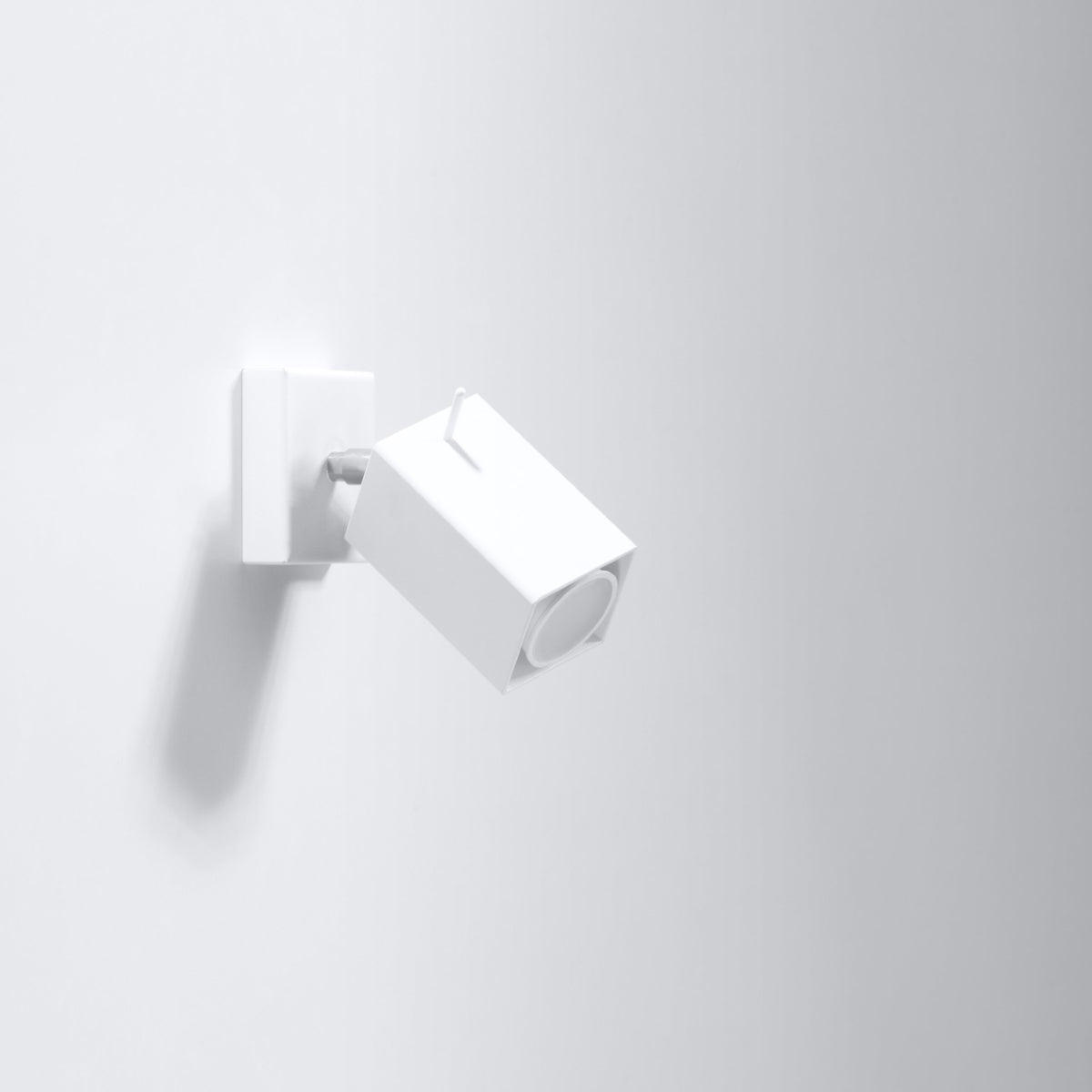 White LED Square Directional Wall Light