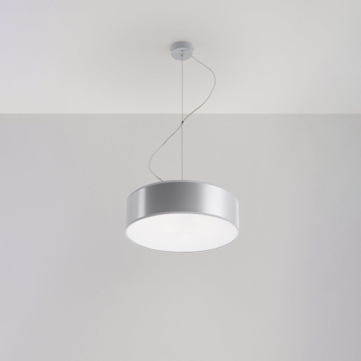 Lampe suspendue Arène 35 gris