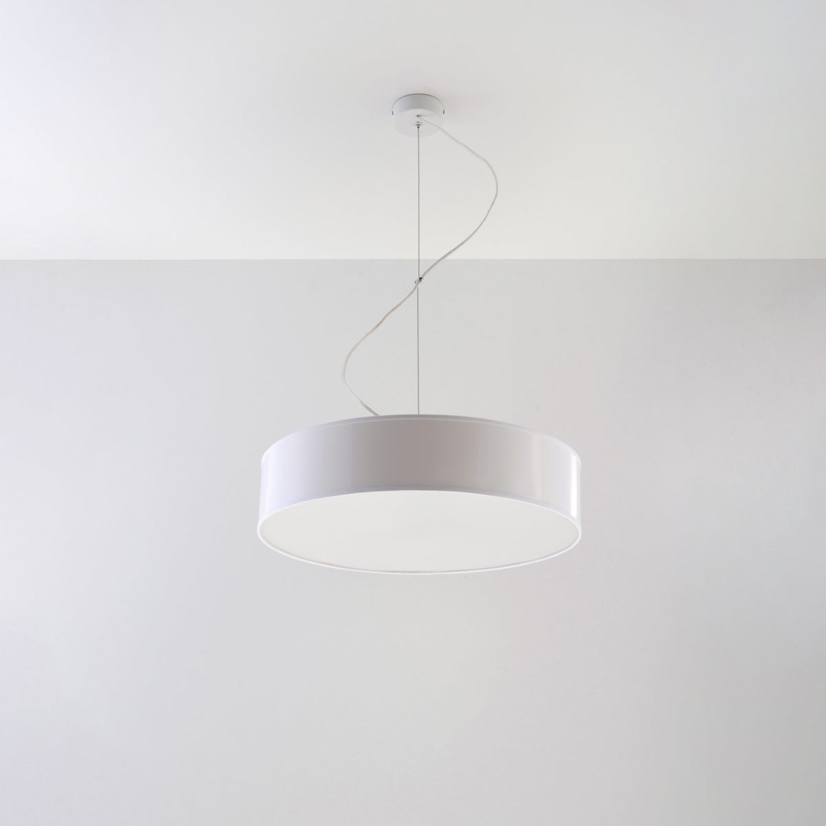 Lampe suspendue Arène 45 blanc