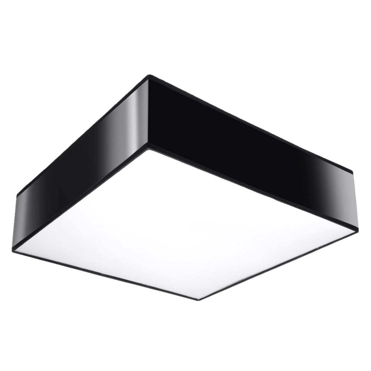 Black 35 Square Platform Ceiling Light