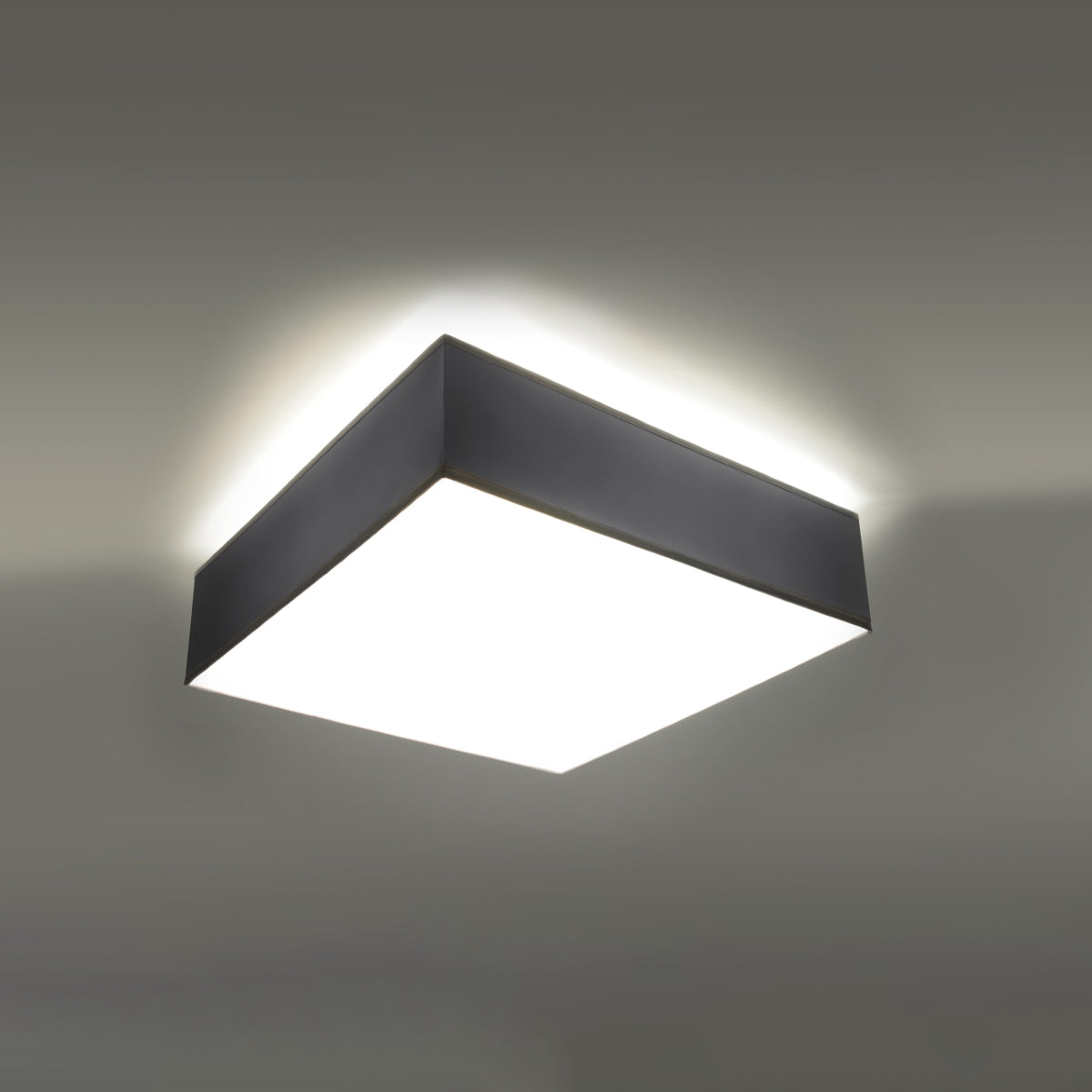 Ceiling light Platform Square 35 gray