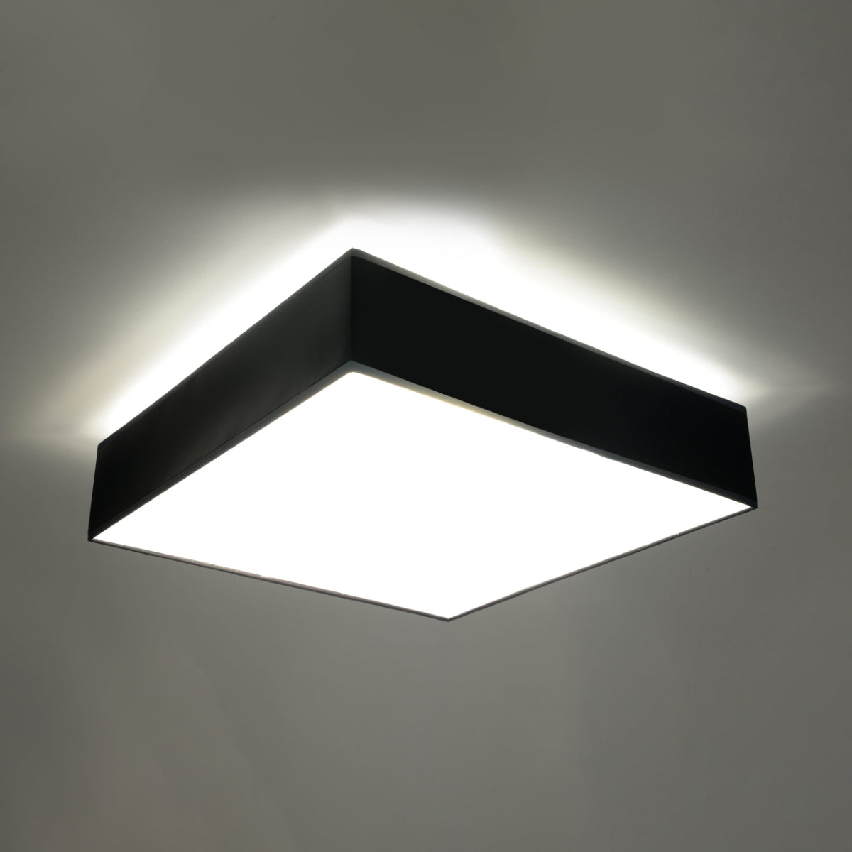 Ceiling light Platform Square 45 black