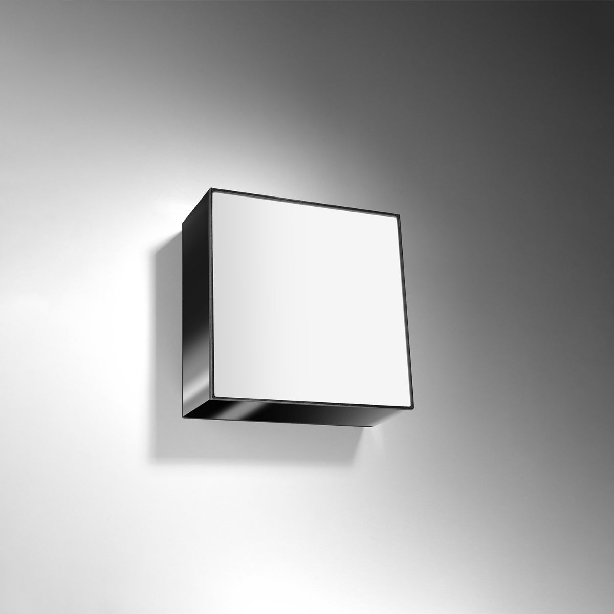 Ceiling light Platform Square 25 black