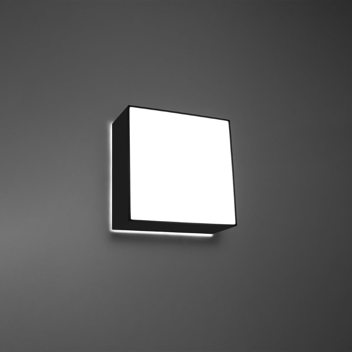 Ceiling light Platform Square 25 black