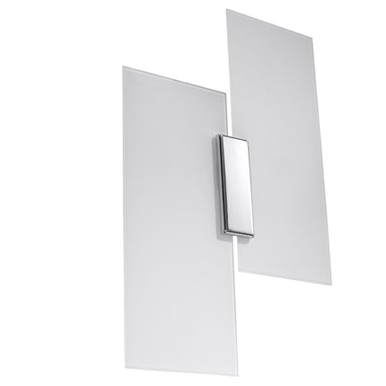 Wandleuchte Geometrische Paneele Wand Weiß