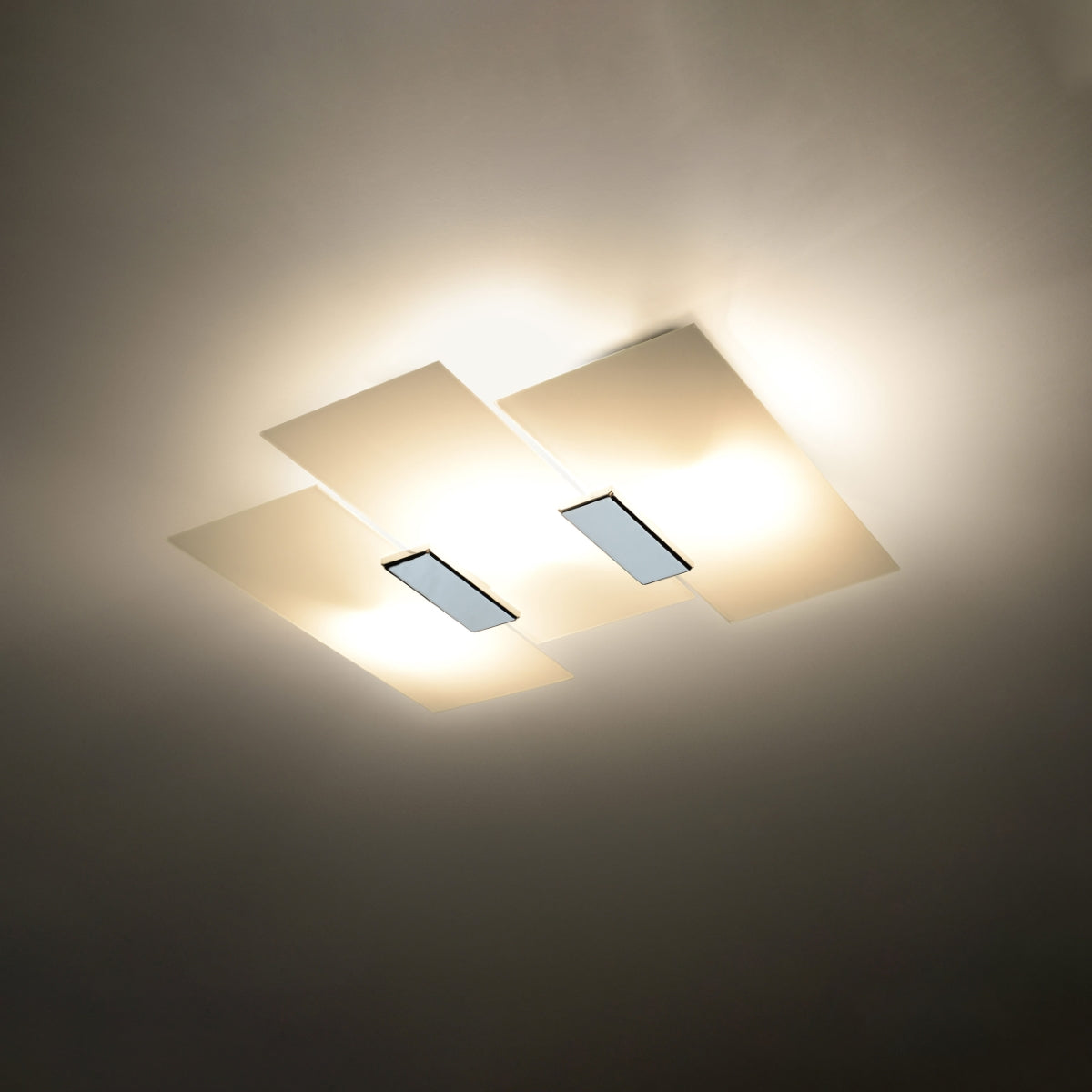 Ceiling light Geometric panels White