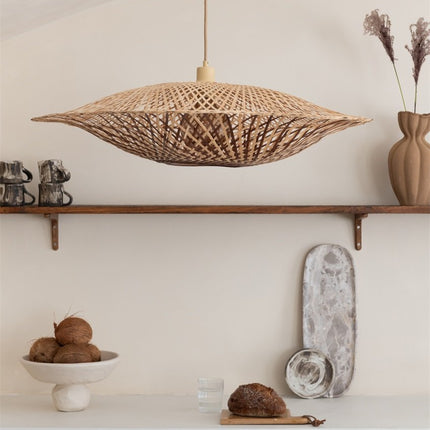 Suspension Madura Bambou Naturel et Brun 87 cm