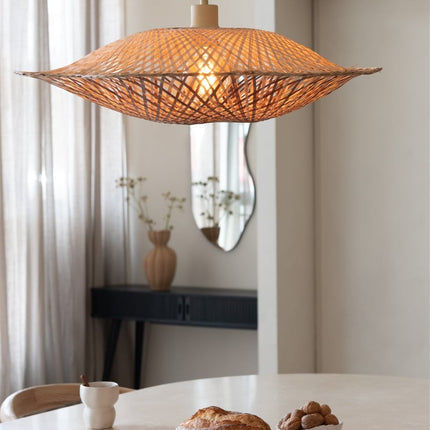 Suspension Madura Bambou Naturel et Brun 87 cm