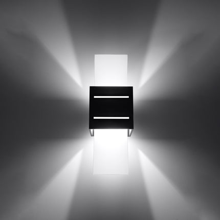 Rampe Créative schwarze Wandleuchte