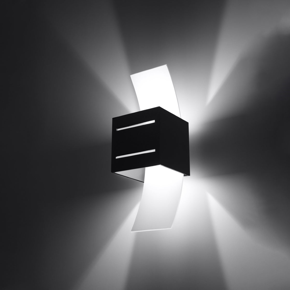 Black Creative Ramp Wall Light