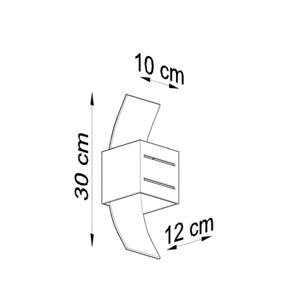 Rampe Créative Wandleuchte weiß