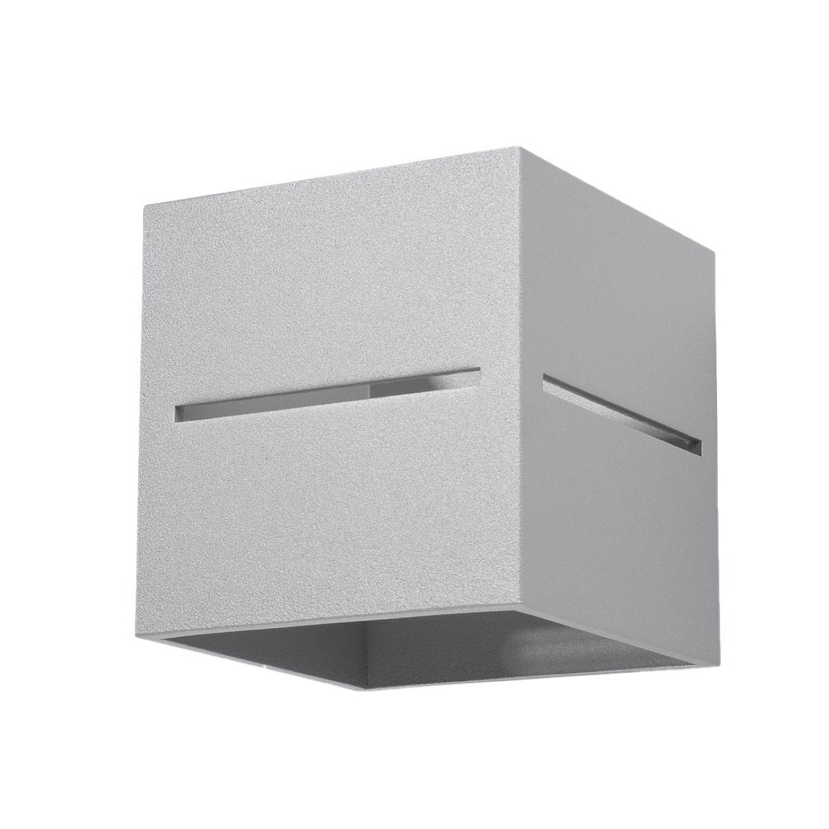 Applique Cube Ouvert gris